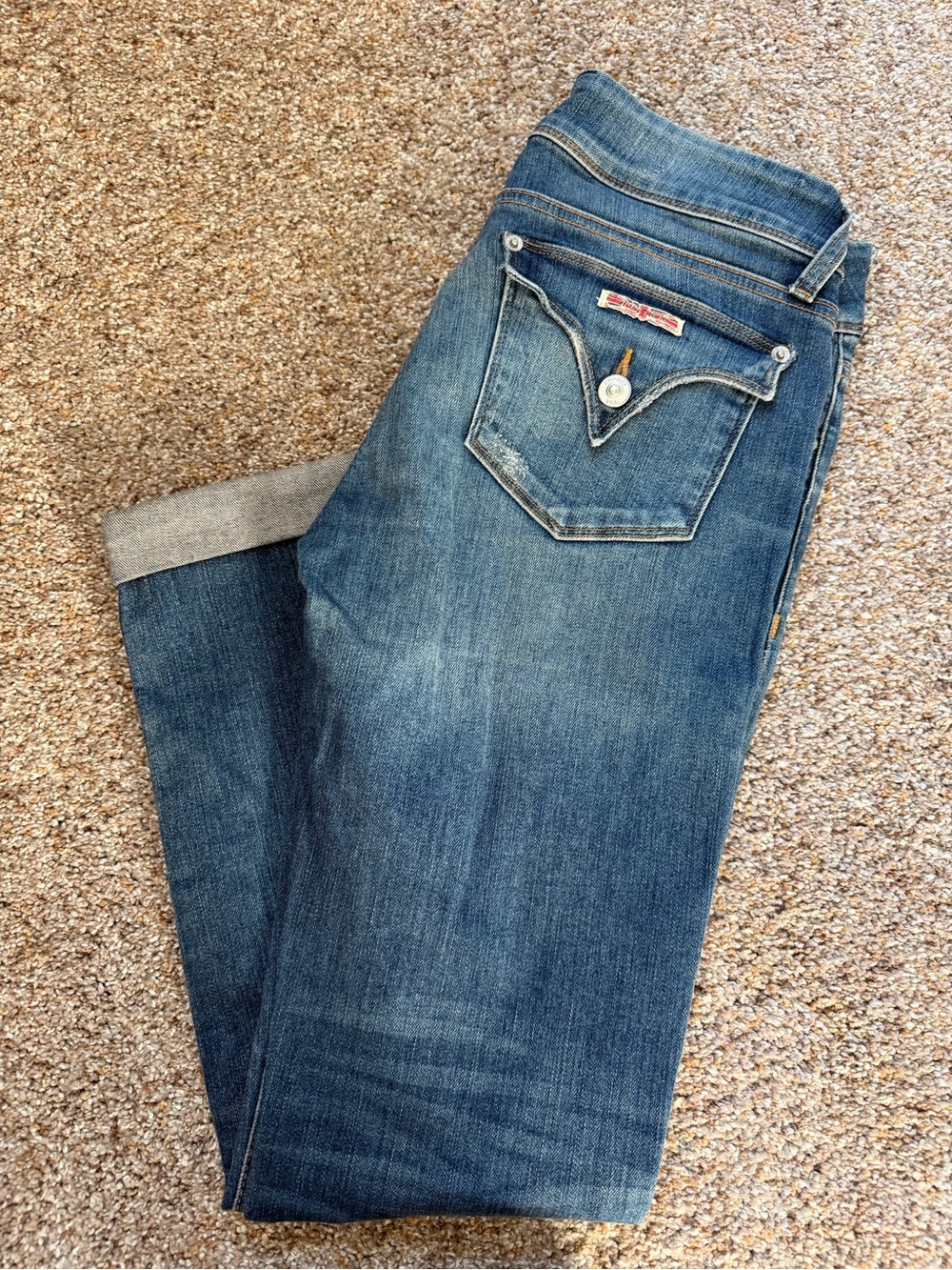 Hudson Ginny straight with cuff Size 27
